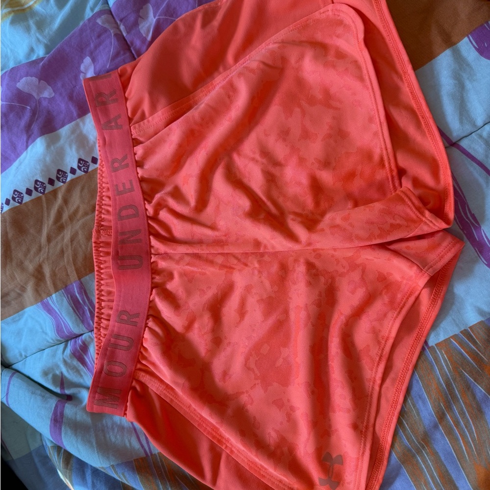 Under Armour Bright Orange Sports Shorts